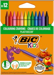 KREDKI ŚWIECOWE BIC KIDS PLASTIDECOR 945764 MIX*12