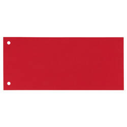 PRZEKŁADKI 1/3 A4 ESSELTE 624446 CZERWONY KARTON 180G 100SZT