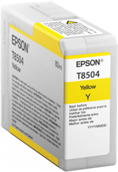 TUSZ ORYGINALNY EPSON T8504 C13T850400 YELLOW 80 ML