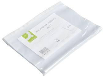 KOSZULKI GROSZKOWE A4 Q-CONNECT PP 50MIC 100SZT