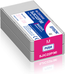 TUSZ ORYGINALNY EPSON SJIC22P C33S020603 MAGENTA 32,5 ML
