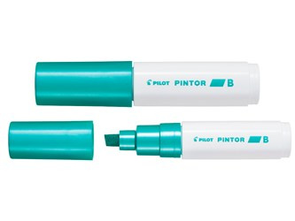 MARKER PERMANENTNY PILOT PINTOR B METALICZNY ZIELONY