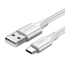 Kabel USB do USB-C QC3.0 UGREEN US287 0.25m (biały)