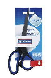 NOŻYCZKI 165MM DONAU NIEBIESKIE SOFT GRIP