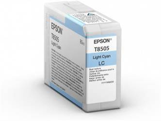 TUSZ ORYGINALNY EPSON T8505 C13T850500 LIGHT CYAN 80 ML