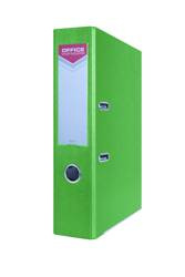 SEGREGATOR A4 PP OFFICE PRODUCTS OFFICER-10 Z SZYNĄ 75MM ZIELONY