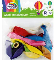 BALONY 10" FIORELLO 170-2451 METALICZNY MIX KOLORÓW 12SZT