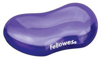 PODKŁADKA POD NADGARSTEK ŻELOWA FELLOWES CRYSTAL 91477-72 FIOLETOWA