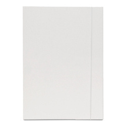 TECZKA Z GUMKĄ A4 EMERSON BIAŁA TEKTURA 300 G/M²