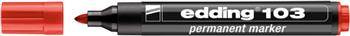 MARKER PERMANENTNY EDDING 103 CZERWONY 1.5-3MM
