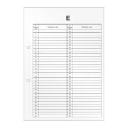 WKŁADKA DO AKT OSOBOWYCH "E" BIUR-FOL DRU-055E