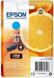 TUSZ ORYGINALNY EPSON T3342 C13T33424012 CYAN 4,5 ML