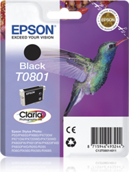 TUSZ ORYGINALNY EPSON T0801 C13T08014011 CZARNY 7,4 ML