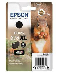 TUSZ ORYGINALNY EPSON T3791 C13T37914010 CZARNY 500 STRON