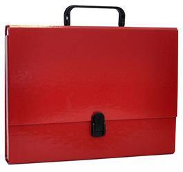 TECZKA Z RĄCZKĄ A4 OFFICE PRODUCTS BORDOWA TEKTURA POWLEKANA PP 50MM