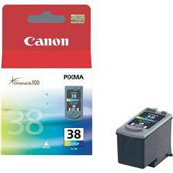 TUSZ ORYGINALNY CANON CL38 2146B001 3-COLOUR 205 STRON