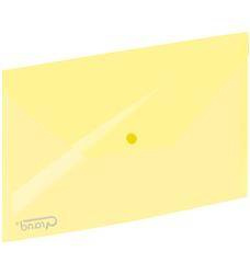TECZKA KOPERTOWA NA GUZIK A4 GRAND 9113 120-1166 TRANSPARENTNA ŻÓŁTA PP