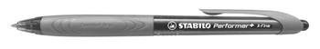 Długopis automatyczny STABILO PERFORMER 328/3-46 czarny 0.5 ob. czarno-szara