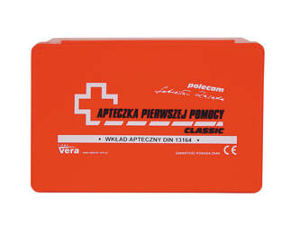 APTECZKA SAMOCHODOWA VERA CLASSIC DIN PUDEŁKO Z TWORZYWA 