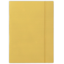 TECZKA Z GUMKĄ A4 DONAU POMARAŃCZOWA W KRATĘ KARTON 400 G/M²