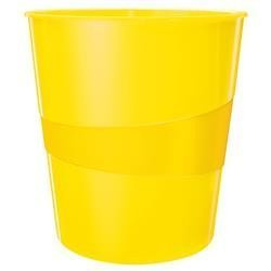 Kosz na śmieci 15l LEITZ WOW 52781016 żółty metaliczny