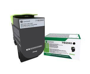 TONER ORYGINALNY LEXMARK 71B20K0 CZARNY 3000 STRON