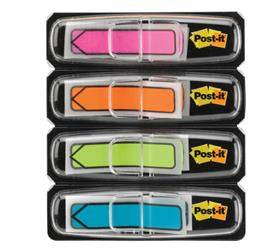 ZAKŁADKI INDEKSUJĄCE FOLIOWE 11,9X43,2MM 3M POST-IT® 684-ARR4 MIX*4 4*24SZT