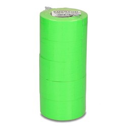 ETYKIETY SAMOPRZYLEPNE 23X16MM DO METKOWNIC EMERSON ZIELONE 5ROLEK*600SZT