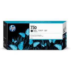 HP ORYGINALNY INK / TUSZ P2V71A, HP 730, MATTE BLACK, 300ML, HP HP DESIGNJET T1700 44 PRINTER SERIES, T1700DR 44