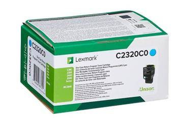 TONER ORYGINALNY LEXMARK C2320C0 CYAN 1000 STRON