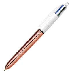 DŁUGOPIS BIC 4 COLOURS ROSE GOLD 504894 CZTEROKOLOROWY 1.0MM