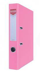 SEGREGATOR A4 PP OFFICE PRODUCTS OFFICER Z SZYNĄ 55MM RÓŻOWY