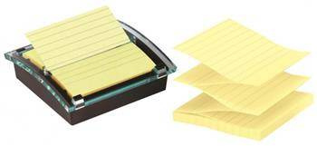 PODAJNIK DO KARTECZEK SAMOPRZYLEPNYCH 3M POST-IT® MILLENIUM XL Z-NOTES DS440-SSCYL CZARNY + BLOCZEK