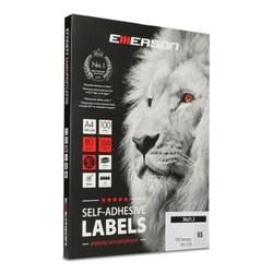 ETYKIETY SAMOPRZYLEPNE 38X21.2MM EMERSON 019 QCT BIAŁE 100ARK*65SZT
