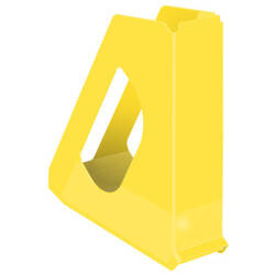 POJEMNIK NA CZASOPISMA 72X256X260MM ESSELTE EUROPOST VIVIDA 623936 ŻÓŁTY