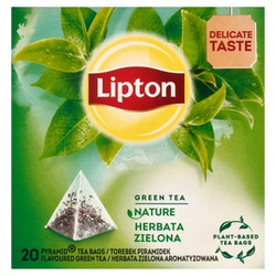 HERBATA ZIELONA LIPTON GREEN NATURE 20 TOREBEK