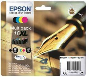 TUSZ ORYGINALNY EPSON T1636 C13T16364012 CMYK 32,4 ML