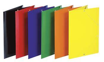 TECZKA Z GUMKĄ A4 DONAU POMARAŃCZOWA KARTON 400 G/M²