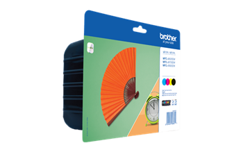 TUSZ ORYGINALNY BROTHER LC129XLVALBP CMYK 2400BK/3*1200 CMY STRON