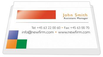 KIESZEŃ SAMOPRZYLEPNA NA WIZYTÓWKI 60X95MM Q-CONNECT 100SZT.