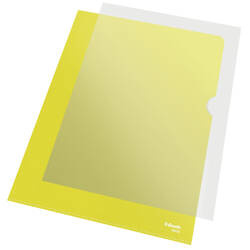 OFERTÓWKA GROSZKOWA A4 ESSELTE 60836 ŻÓŁTA PP 115MIC 25SZT