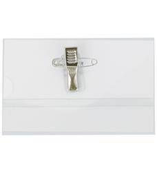 IDENTYFIKATOR Z KLIPSEM I AGRAFKĄ 90X55MM GRAND 130-1063 50SZT