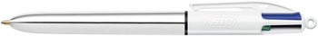DŁUGOPIS BIC 4 COLOURS SHINE SILVER 982873 CZTEROKOLOROWY 1.0MM