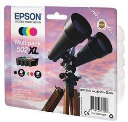TUSZ ORYGINALNY EPSON 502XL C13T02W64010 CMYK 28,4 ML