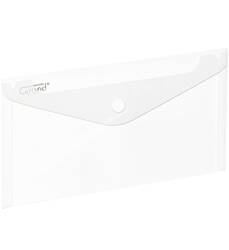 TECZKA KOPERTOWA NA GUZIK DL GRAND ZP046 120-1868 TRANSPARENTNA BIAŁA PP