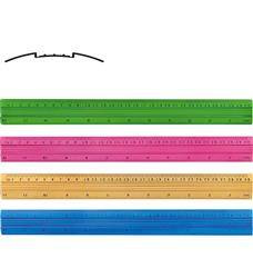 LINIJKA ALUMINIOWA 30CM GRAND GR-112-30 130-1322 MIX KOLORÓW