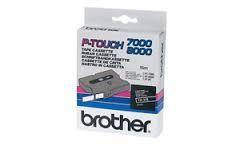 TASIEMKA ORYGINALNA BIAŁY/CZARNE BROTHER TX315 6MM X 15,4 M