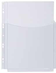 KOSZULKI KRYSTALICZNE A4 3/4 Q-CONNECT NA KATALOGI PP 180MIC 5SZT