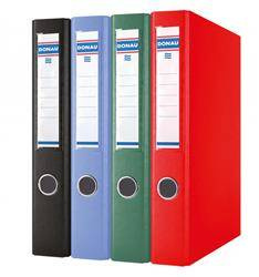 SEGREGATOR A4 PP DONAU RINGOWY 2RD/30MM CZERWONY