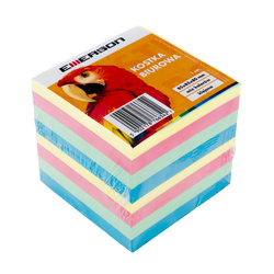 KOSTKA BIUROWA KLEJONA 85X85X80MM EMERSON MIX KOLORÓW